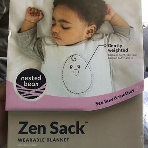 Zen Sleep Sack Small w Box EUC Used ONCE Blue